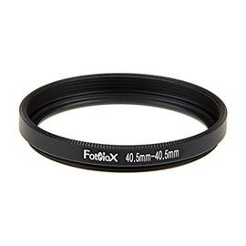 Fotodiox Metal Spacing Ring Filter Adapter, Anodized Black Aluminum 40.5-40.5mm