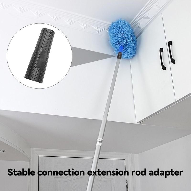 4 Pcs Extension Pole Adaptor, Innovative Plastic Simple Screw-On Tool,