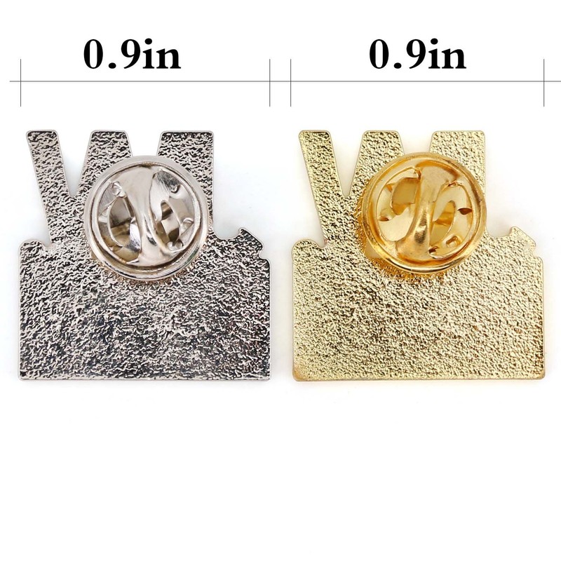 Jw.org Pins-1 Inch Solid Metal Pins- Gold or Silver Toned