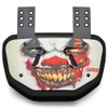 Battle Sports Krazy KLOWN Chrome Football Back Plate - Adult
