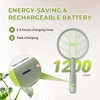 Aspectek 3000V Electric Fly Swatter for Indoor and Outdoor Use,