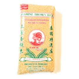Cock Brand Jasmine Brown Rice 5 Lbs ( 2 Pack)