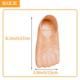 White Elephant Gifts For Aduls Christmas Gag Gifts Funny Slippers Feet slippers Jumbo Funny Bare Feet Hobbit Feet Costume Accessories Gag Gifts for Kids and Adult