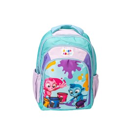 A FOR ADLEY Backpacks Featuring Adley Logos Great Backpack For School or Just Carrying Around Your Important Kid Things (Monkey Buddies Color Pop)