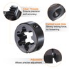 sourcing map Round Threading Die M12 x 0.5 Metric Thread