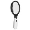 Reading Handheld Magnifying Glass Battery Powered 4LED 4X 30X Lens
