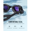 Wildley Swimming Goggles, No Leaking Swim Goggles for Adults Mirrored