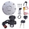 waltyotur Ignition Switch Fuel Gas Cap Seat Lock Key Replacement