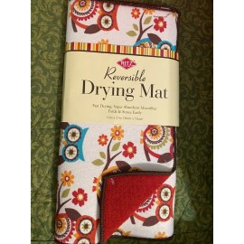 Ritz REVERSIBLE MICROFIBER DRYING MAT BY RITZ--SUPER ABSORBENT, new