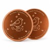 KuuDack Bird Bath Copper Disk – 99.9% Pure Copper, Triple-Point