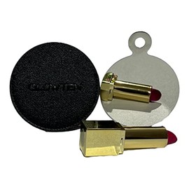 Glowten Shatterproof Unbreakable Stainless Steel Handheld Travel Compact Mirror Black Circle