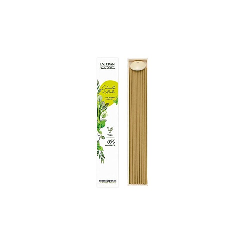 Esteban Interior Garden Lemongrass & Mint Sticks, 40 Sticks