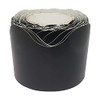 Teacher Created Resources Black Scalloped Rolled Border Trim, 50 Feet