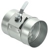 YOKIVE 4.9-inch HVAC Duct Manual Volume Backdraft Damper, Galvanized Iron