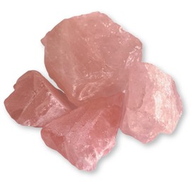 Natural Rose Quartz Crystal Raw Stone for Love, Health, Reiki Healing, Manifestation, and Meditation - Certified Original Rose Quartz Crystal Stones- 200 gm