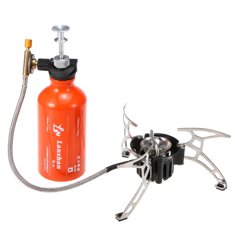 Outdoor Camping Multi Fuel Oil Stove with 500ml Gasoline Fuel