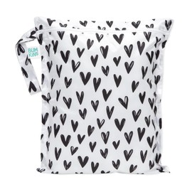 Bumkins - Bolsa húmeda impermeable para bebé, viajes, traje de natación, pañales de tela, piezas de bomba, piscina, playa, ropa de gimnasio, artículos de cambiador, gancho para carriola, guardería