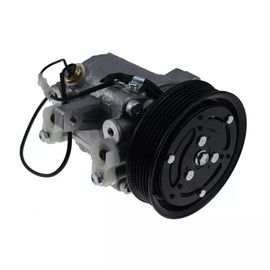 Yeasliy 12V SVO7E A/C Compressor 3P999-00620 447280-3080 Compatible For Kubota Tractor M126 M135 M7131S M7171S