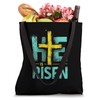 Easter HE IS RISEN Christian Faith Tote Bag