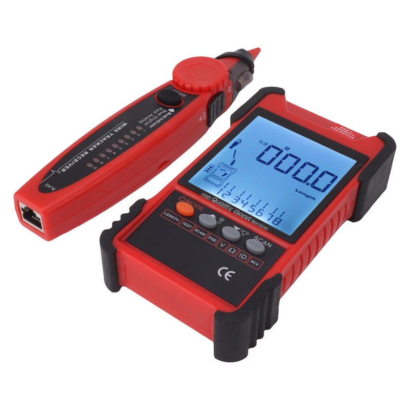 ET616 Network Cable Tester Multimeter Multifunctional Line Finder with LCD