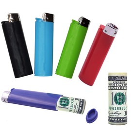 SECRET STASH Fake Lighter Diversion Safe - Hidden Compartments for Cash Jewelry Pills | Storage Box Discreet Hide Money Small Container Store Valuables in Plain Sight Safes Pill Hiding Light (2)