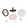 Cancanle Recoil Starter Pulley Handle Grip Rope Spring Pawl Kit