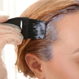 Arcjunys Hair Dye Brush Set Hair Dyeing Accessories Hair Dye Set Brush Hair Dyeing Brush Hair Dyeing Tool with Hair Dye Bowl Colouring Brush Ear Cover Hair Clips for Hairdressing Salon 7 Pieces