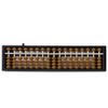 Compact Size, One-Touch Abacus, 17 Digits, 4 Balls, Portable, Math,