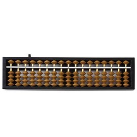 Compact Size, One-Touch Abacus, 17 Digits, 4 Balls, Portable, Math, Calculation, School, Classroom, Office, First Abacus, For Beginners