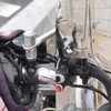 KVAEY 2PCS Motorcycle Handlebar Mirror Mount Holder, 8mm 7/8" Handlebar