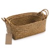 Seagrass Woven Baskets for Storage Natural Shelf Basket with Handle
