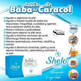 5 Jabón Baba De Caracol Sheló Nabel/ Cicatrices & Manchas