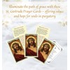 St Gertrude Prayer Card - with The Lord's Prayer Card