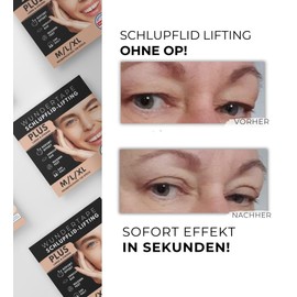 WUNDERTAPE Schlupflider Stripes CLEAR & STRONG Schlupflid-Tape Streifen zum Augenlid-Lifting ohne OP! (wasserfest, 24h Halt, double eyelid lifting tapes) Augenlid-Tape (120 M+L+XL)