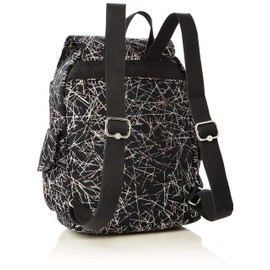 Kipling City Pack S Women's Backpack Handbag, Multicolour (Navy Stick Print), One Size