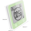 VORRINC Bathroom Clock Waterproof Touch Control ℃/℉ Humidity Temperature LCD