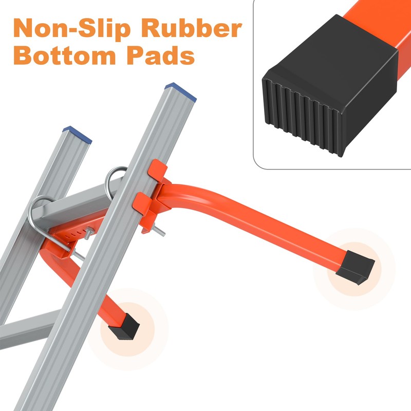 Mr IRONSTONE Ladder Stabilizer, Extended Ladder Stabilizer Accessory for Roof