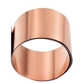 Daiilg Copper Sheet Roll, Metal Foil Plate 1000mm x 50mm x 0.1mm 2Pcs