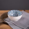 fanquare 6 Inch Japanese Cereal Bowls Set of 6, Blue
