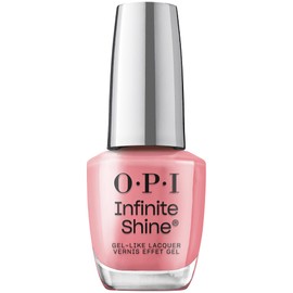 OPI Infinite Shine At Strong Last | Opaque Bright Pink Crème Long Wear Gel Like Nail Polish | Vegan, Long Lasting, Streak Free