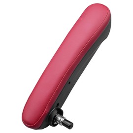 QAGGUM Seat Armrest Compatible with Fiat 500 2016 2017 2018 2019, Adjustable Arm Rest Replace 6BV48KRLAA, Front Inboard Right Passenger Side Red Inner Armrest Elbow Support Pad