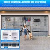 Sliding Garage Door Screen 16x7FT for 2 Car Garage Doors,
