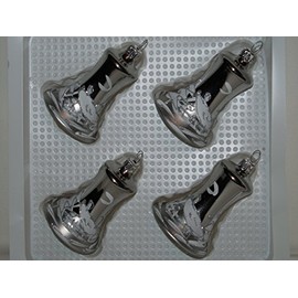 Jingle Bells Lauscha Christmas Tree Decoration Bell Antique Silver 5 cm