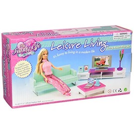 My Fancy Life Living Room Dollhouse Furniture Set, for 11.5 inch Fashion Dolls, Modern Design