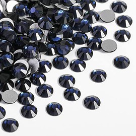 Beadsland Flat Back Crystal Rhinestones Round Gems for Nail Art and Craft Glue Fix, Montana, 4.6-4.8mm, SS20/1440pcs