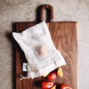 Reusable Garlic Storage Bags - Organic Cotton Garlic Mesh Bags