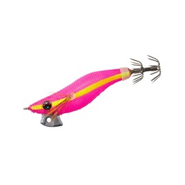 Daiwa Emeraldas Squid Metal Dropper, Egi Type RV Lure, No. 2.5, Luminous - Pink