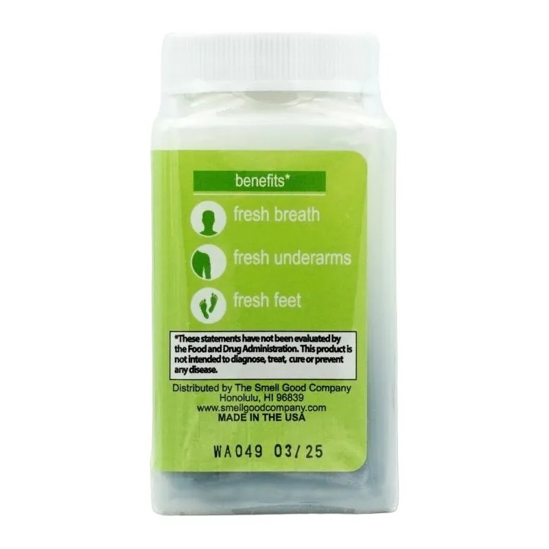 Desodorante Interno Body Mint Original 50 Pastillas A Base De