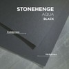 Stonehenge Aqua Almohadilla negra, 150 hojas, Coldpress, 18 x 17