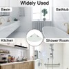 SAYAYO Glass Corner Shelf for Wall, Tempered Floating Glass Shelves